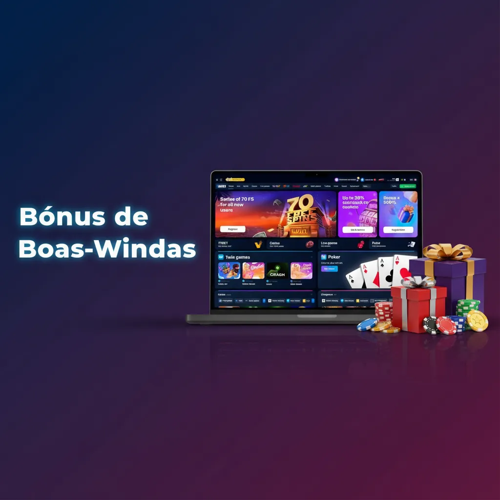 Bônus de Boas-Vindas: pacote 500% nas primeiras recargas. Slots 200%, Esportes 100%, Ao vivo 200%. Dep. mín. R$20.