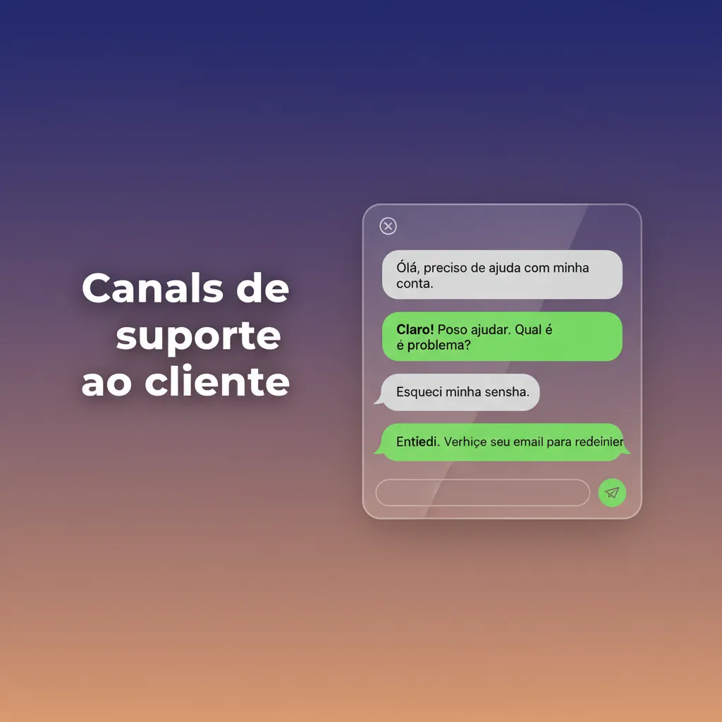 Canais de suporte ao cliente: chat 24h, e-mail suporte@1win.com, Central de Ajuda e WhatsApp/Telegram via app.