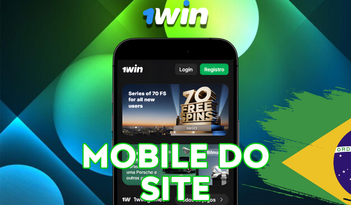 Versão mobile do site de apostas com menus, bilhete, abas, busca, cash out, jogos touch, depósito via Pix e notificações.