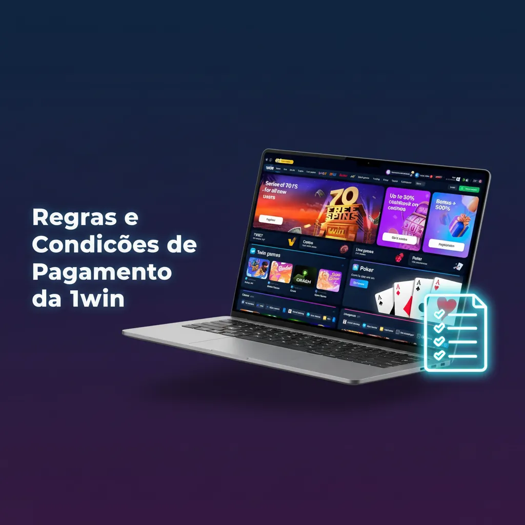 Infográfico 1win: regras de pagamento — titularidade e Pix, BRL, verificação, mesma via, limites e análise