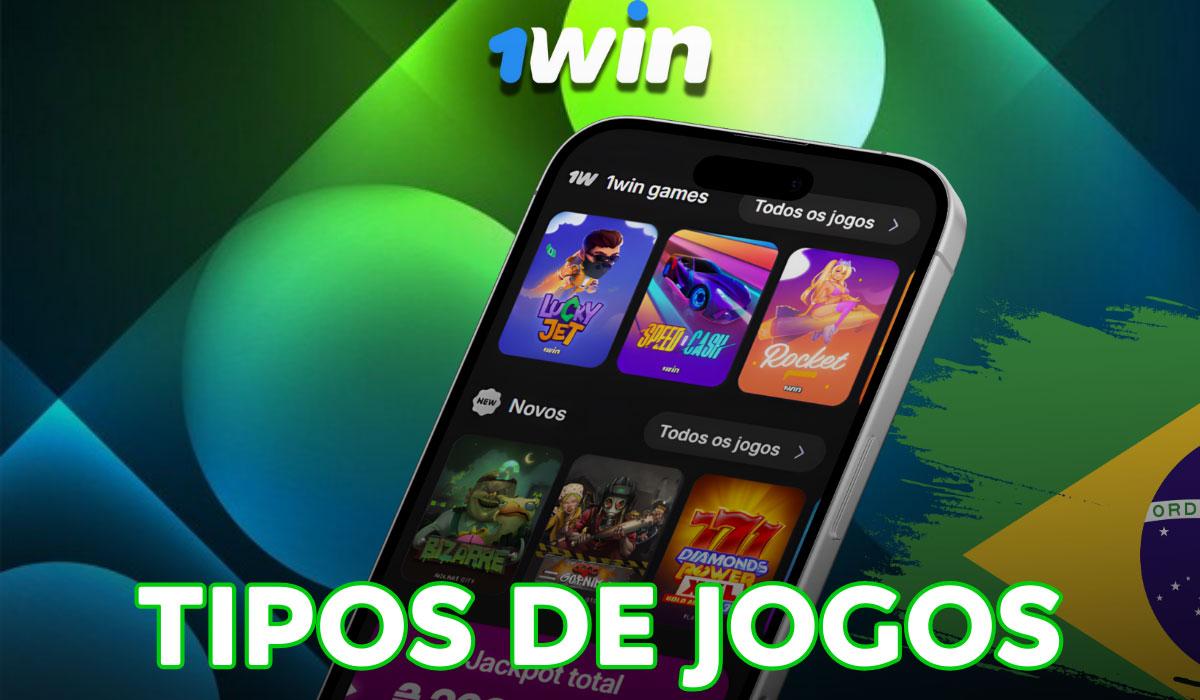 Tipos de Jogos no Cassino 1win: slots, crash, mesa, jackpots progressivos, vídeo poker e jogos instantâneos.