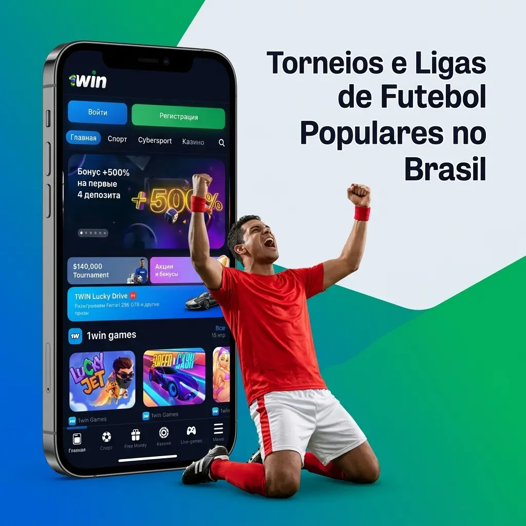 Torneios de futebol populares no Brasil para apostas na 1win, incluindo Brasileirão e Champions League